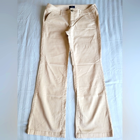 American Eagle Outfitters Pants - Size 8 American Eagle Kick Bootcut Khakis. EUC. Washed, never worn.